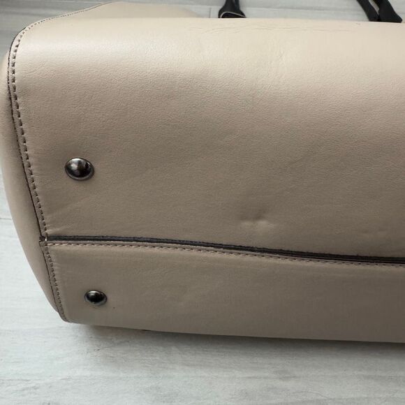 Vittoria Napoli Color-block Tote Bag Leather Made in Italy - Picture 7 of 11